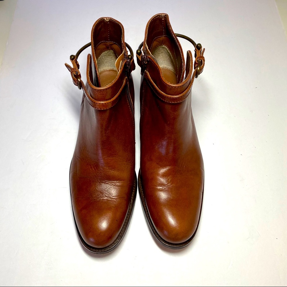 Johnston & Murphy  brown leather booties sz 7.5